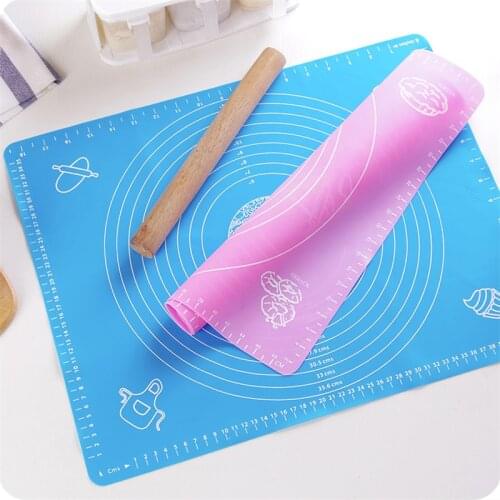 Large size Silicone Cake Dough Pastry Fondant Rolling Cutting Mat Baking Pad Pastry Boards Cookie Decorating Tools