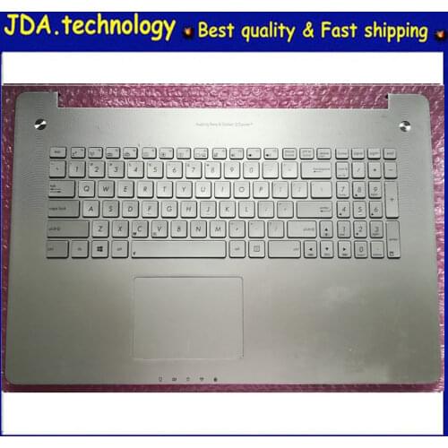 MEIARROW 95%New Laptop top case For ASUS N750 N750J N750JV N750G palmrest US keyboard upper cover Touchpad
