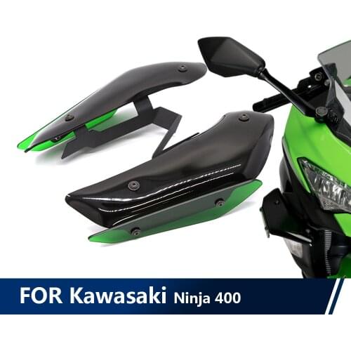 FOR Kawasaki Ninja 400 DOWNFORCE SPOILERS Aerodynamic Wing Kit Fixed Winglet Fairing Wing Motorcycle Accessories Ninja400