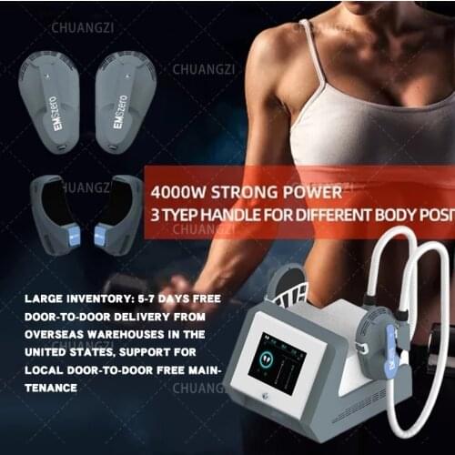 New Popular Body Shaping abs Training HIEMT Emslim Tesla Scultpor Slim Beauty EMS Muscle Stimulator