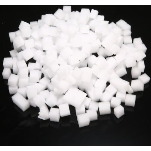 300pcs/bag 10*10mm Simulation Jelly Cube Shape Slime Mud Stress Relief Clay Girls DIY Crafts Decoration Toy Material