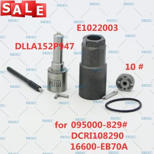 095000-6250 Injector Repair Kit Nozzle DLLA152P947 Valve Plate 10# for 16600-EB70A DCRI106250 TOYOTA Nissan