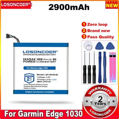 LOSONCOER 361-00105-00 2900mAh Battery for Garmin edge 1030