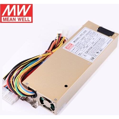 MEAN WELL IPC-250 3.3V 5V 12V 5VSB 250W Original PG PF Output ATX PC Power Industrial 1U PC Switching Power Supply