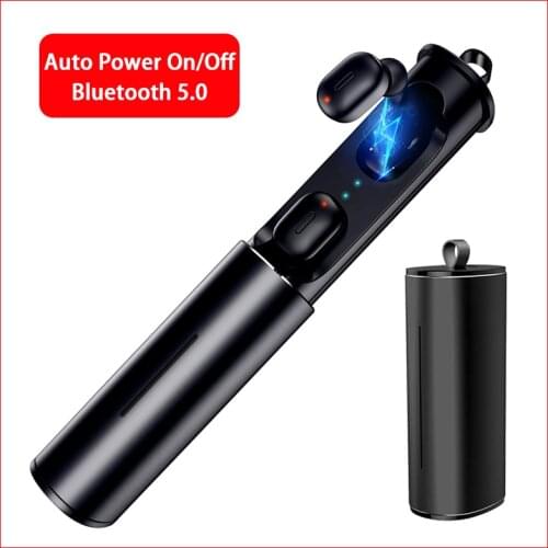 Mini T1 TWS V5.0 Bluetooth Earphone 3D True Wireless Stereo Earbuds With Mic Portable HiFi Deep Bass Sound Cordless Dual Headset