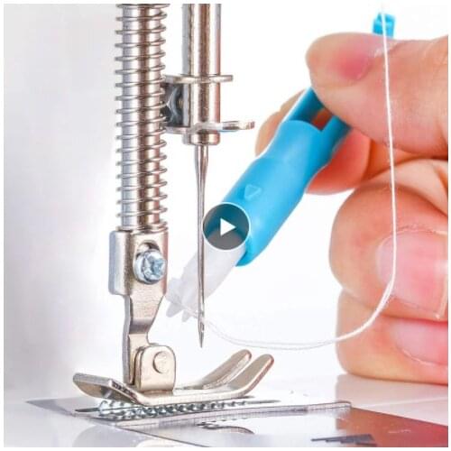 Needle Threader Sewing Machine Tool DIY Manual Machine Thread Device Needle Changer Lead Wire Threader Tool Handicraft Supplies