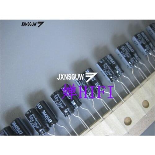 20PCS NEW RUBYCON YXM 50V10UF 5X11MM Aluminum electrolytic capacitors 10uF/50v 105 degrees 10UF 50V