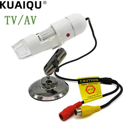 For mobile phone PC Repair base Professional microscopes Coms Sensor 400x TV/AV Interface digital microscope for electronics