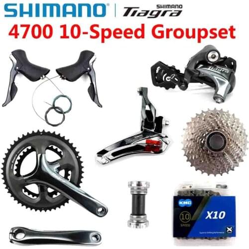 SHIMANO Tiagra 4700 Groupset 4700 Derailleur ROAD Bicycle 2x10 Speed 50-34 52-36T 20s Derailleur Kit