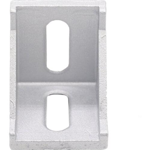 5pcs/lot 4040 Corner Fitting Angle Aluminum 40 X 40 L Connector Bracket Fastener Match Use 4040 Industrial Aluminum Profile