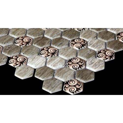 B and q mosaic tiles FBDJ 44