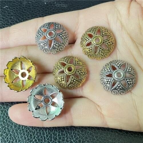 10pcs bead cap torus for jewelry making DIY handmade pearl pendant bracelet necklace accessory tassel connector