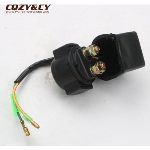 2-line Solenoid Starter Relay for GY6 50cc 125cc 150cc 200cc 250cc Atv Dirt Bike Go-kart Pocket Bike Scooter