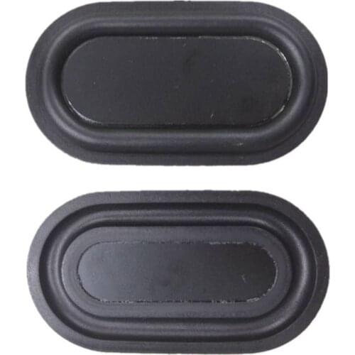 2PCS Oval Bass Diaphragm Rubber Passive Radiator Bass Vibration Plates 2040-6090 203A