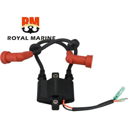 6F6-85530-01 Ignition Coil Assy for Yamaha Outboard Engine 2 stroke 40HP E40G E40J 6F6-85530 boat motor