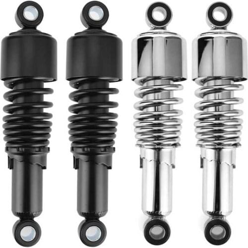 10.5in Shock Absorbers Suspension Damper Springs Fit for FLH FLHRC FLHS FLTR FLTRX Iron Shock Suspension Car Accessories