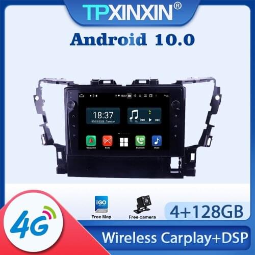 Android 10 For Toyota Alphard 2015 - 2018 Car Radio Multimedia Video Audio Recorder Player Navigation HeadUnit GPS Auto 2din DVD