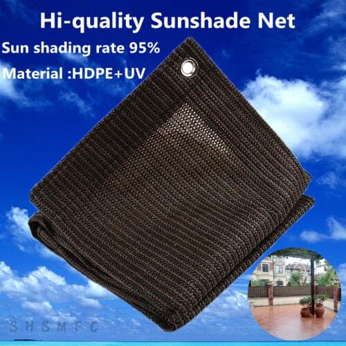 Cover 95% Shading Rate HDPE Anti-UV Sunshade Net Car Sunblock Shade Cover Outdoor Swimmin Pool Garden Sunscreen Cloth Greenhouse