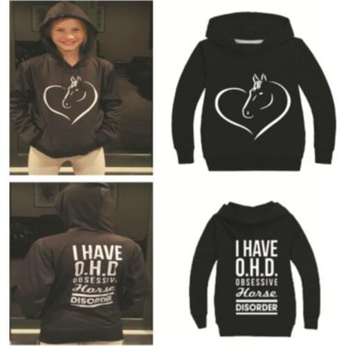 Children Horse Jacket Kids Hoodies Baby Boys Clothes Girls long Sleeve T Shirts Toddler Clothes Baby Hooded Outwear Tops Tees