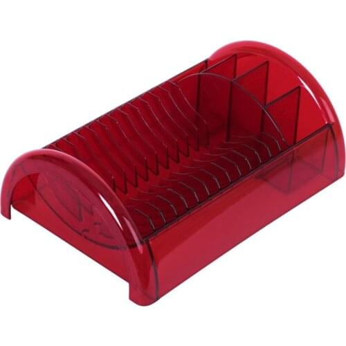 EWs Acrylic Red Mini Plate-rack