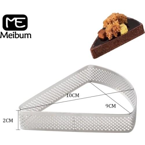 Fan-shaped Stainless Steel Tart Ring Cream Pie Pan DIY Pizza French Cheese Mousse Fruit Dessert Tart Mold Baking Tools