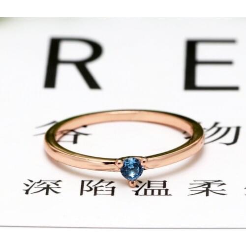 New Fashion Original 925 Silver Rose Solitaire Ring For Women Wedding Engagement Pan Rings DropShip Wholesale