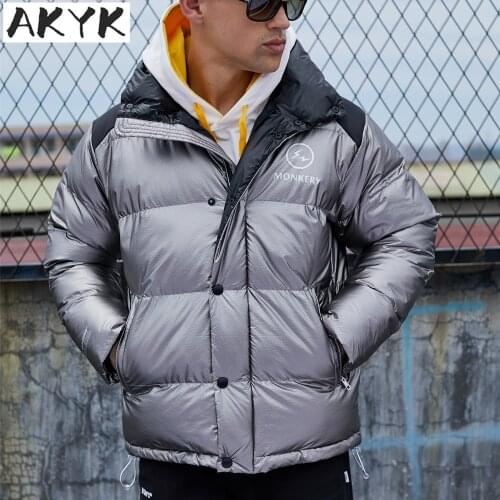 2019New winter casual mens cotton coat