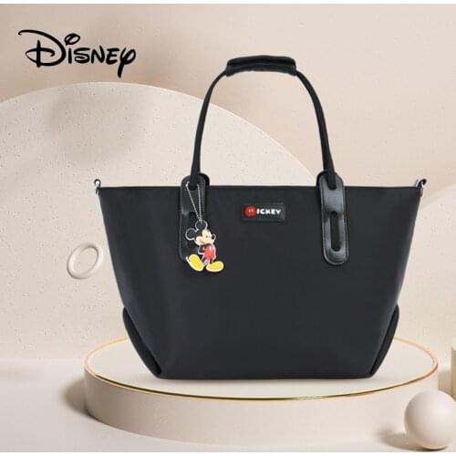 Original Disney Mickey Mouse Diaper Bags for Mom New Womens Tote Bags Waterproof Maternity Nappy Bag Travel Stroller Hooks Baby