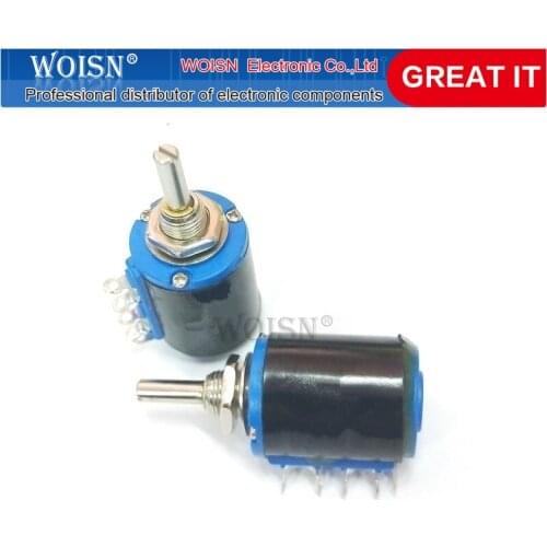 2PCS WXD3-13-2W 22K ohm WXD3-13 2W Rotary side Rotary Multiturn Wirewound Potentiometer In Stock