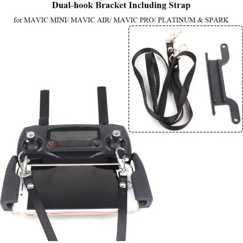 Neck Strap Lanyard Belt + Dual-hook Buckle Bracket Mount for DJI MAVIC Mini AIR Strap Holder Controller Accessories