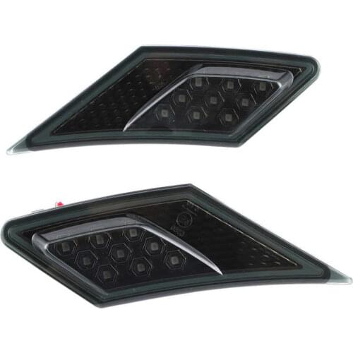 Light bulbs for cars Indicator light Pair LED Side Marker Turn Signal Leaf Lights Smoked Lens Fit for Scion FR‑S/Subaru