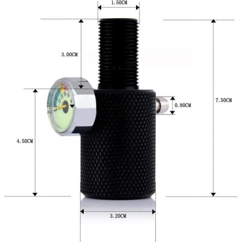 Test pressure connector for 300bar high pressure air Compressor pump fittings replacement parts Piezometric measuring Joint