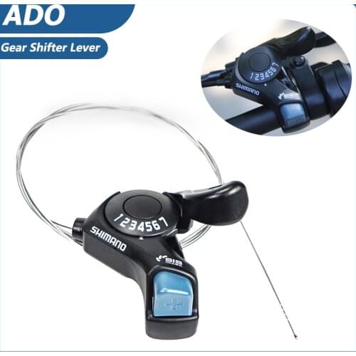 ADO Bicycle Gear Shifter Lever 7 Speed Right Thumb Finger Transmission Dial With Variable Speed Core ADO Bike Accessories