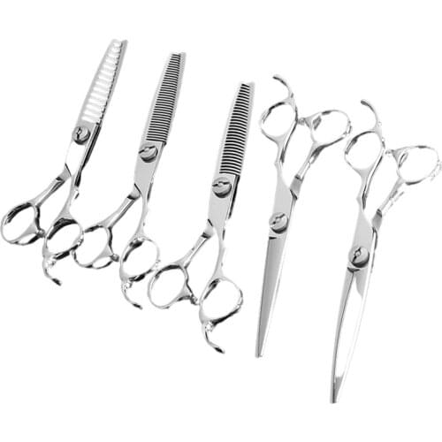 6 Inch Top Quality SUS440C Japanese Stainless Steel Barber Hair Cutting Thinning Sheers Scissors