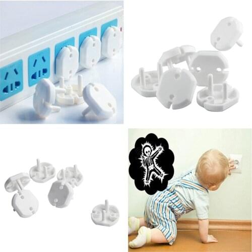 10pcs/lot Electric Anti Shock Plugs Protector Cover Kids Safety Guard Protection EU Power Socket Electrical Outlet