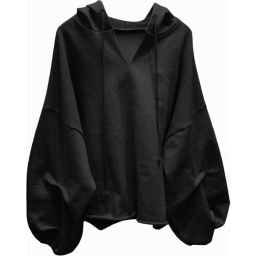 Women Hoodies Tops Long Sleeve Sweatshirts Fashion Hooded Women black Pullover Clothes 2021 Spring and Autumn