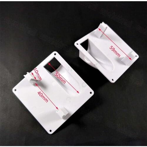 Zyhobby 1Pair Plastic White RC Servo Covering Plate Cover Board For Fixed Wing Airplane