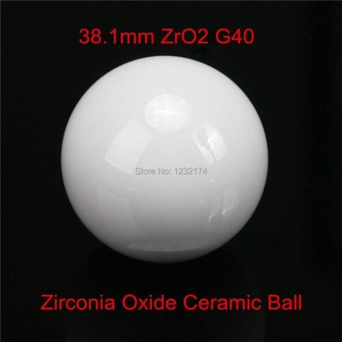 1.1/2" 38.1mm Zirconia Ceramic Ball G40 valve ball,bearing,high pressure homogenizer,sprayer,pump 38.1mm ZrO2 ceramic ball
