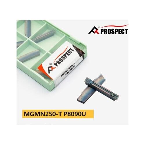 10pcs MGMN250-T/MGMN400-T/MGMN500-T P8090U, to cut hardened steel HRC40-60, Nano-nitride PVD coating, best quality