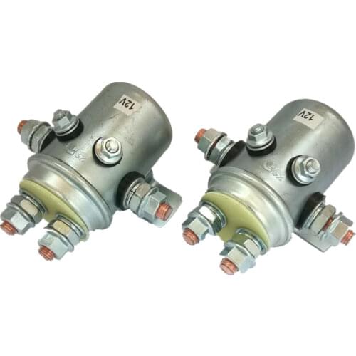 2 PCS 12V SOLENOID RELAY SWITCH For INDUSTRIAL GOLF CART WINCH MOTOR 4x4 4WD OFFROAD ATV UTV Winch Relay