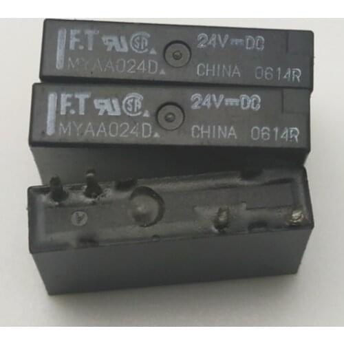 5/10PCS Relay MYAA024D MYAA024 5A DIP4 24VDC New&Original FTR-MYAA024D