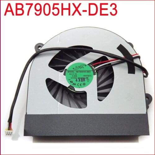 AB7905HX-DE3(W370ET) 6-31-W370S-101 DC5V 0.40A For Clevo W370ET W370S W350ETQ W350STQ W370ST W350ET Cooling Fan