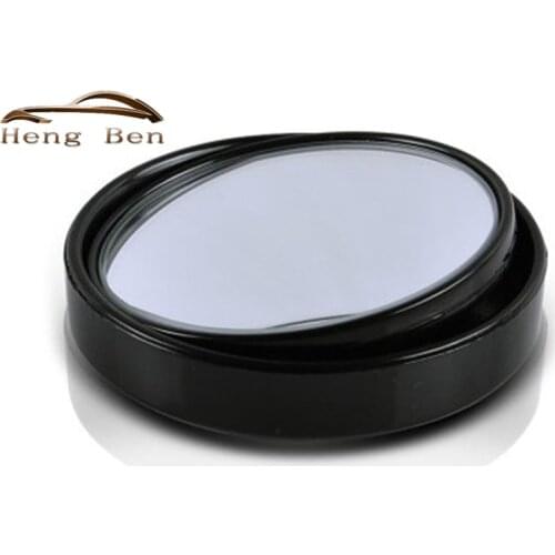 Car Round View Rearview Mirror Angle Wide Convex Auto Blind Spot Stick-On Side Adjustable Auxiliary Rearview Mirror