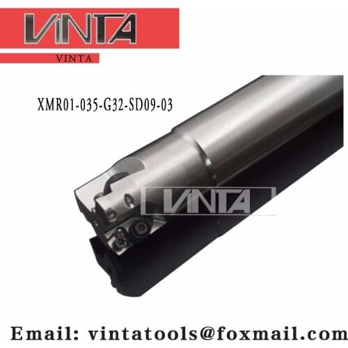 Free shipping XMR01-035-G32-SD09-03 Indexable Milling cutter matched SDMT09T3-DM carbide insert