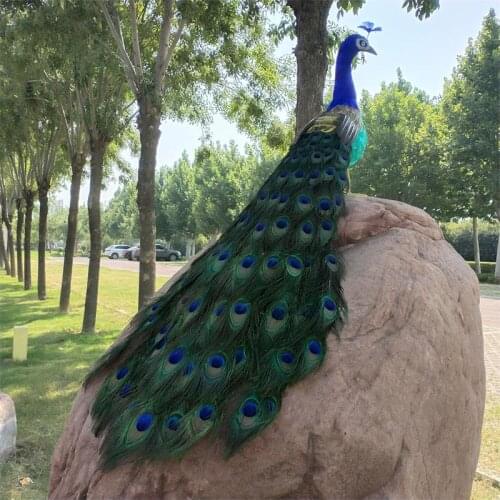 Big real life peacock model foam&feather simulation beautiful peacock bird gift about 120cm d0023