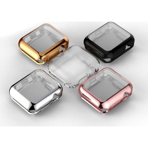 Cover for Apple Watch Case 44mm/40mm Iwatch Case 42mm/38mm Screen Protector Bumper Accessories for Apple Watch Series 6 5 4 3 SE