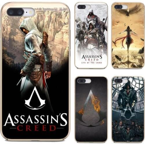 For Xiaomi poco X3 nfc F2 Pro M3 Mi 5X 6X Max Mix 1 2 2S 3 Mi5 Mi6 Mi3 Mi4 Soft Cover Skull-Assassins-Creed-game-figure-Art