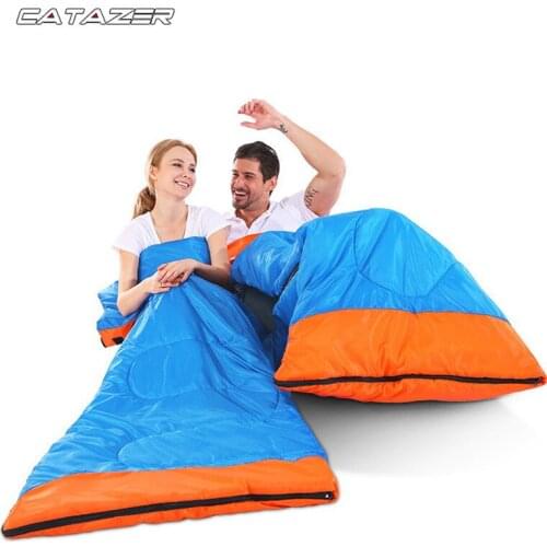 Cold Double Sleeping Bag Outdoor Sleeping Bag for Camping Hunting Light 3 Seasons Warm and Wrapping for Traveling Hiking