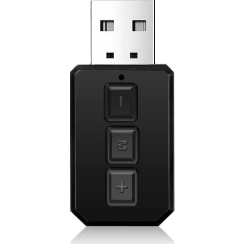 Kebidu Mini 2 in 1 3.5mm jack auxiliary USB Bluetooth 5.0 audio receiver transmitter adapter for TV car PC headset speaker