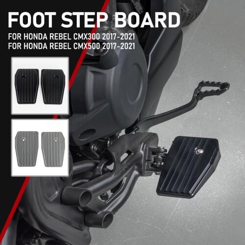 CMX500 CMX300 Motorcycle Wide Foot Pegs Pedals Rest Footpegs For Honda Rebel 300 2017 2018 2019 2020 2021 CMX 500 Accessories